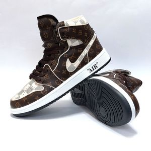 قیمت ارزان کتانی نایک جردن وان ساقدار طرح لوییز ویتون Nike Jordan LV