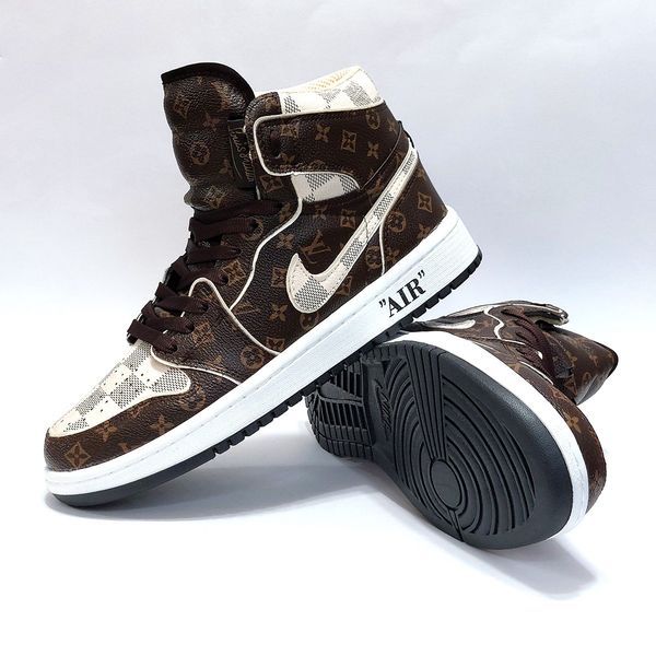 کتانی نایک جردن وان ساقدار طرح لوییز ویتون Nike Jordan LV