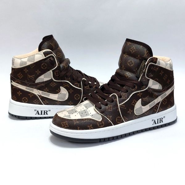 کتانی نایک جردن وان ساقدار طرح لوییز ویتون Nike Jordan LV