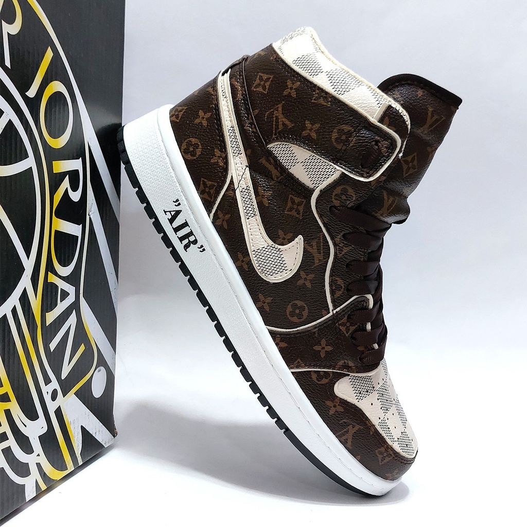 قیمت کتانی نایک جردن وان ساقدار طرح لوییز ویتون Nike Jordan LV