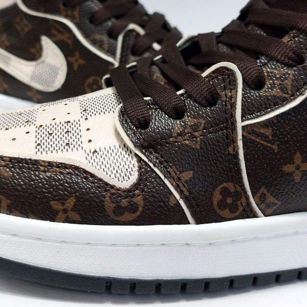 کتانی نایک جردن وان ساقدار طرح لوییز ویتون Nike Jordan LV