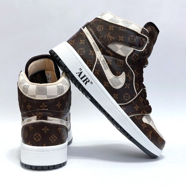 کتانی نایک جردن وان ساقدار طرح لوییز ویتون Nike Jordan LV