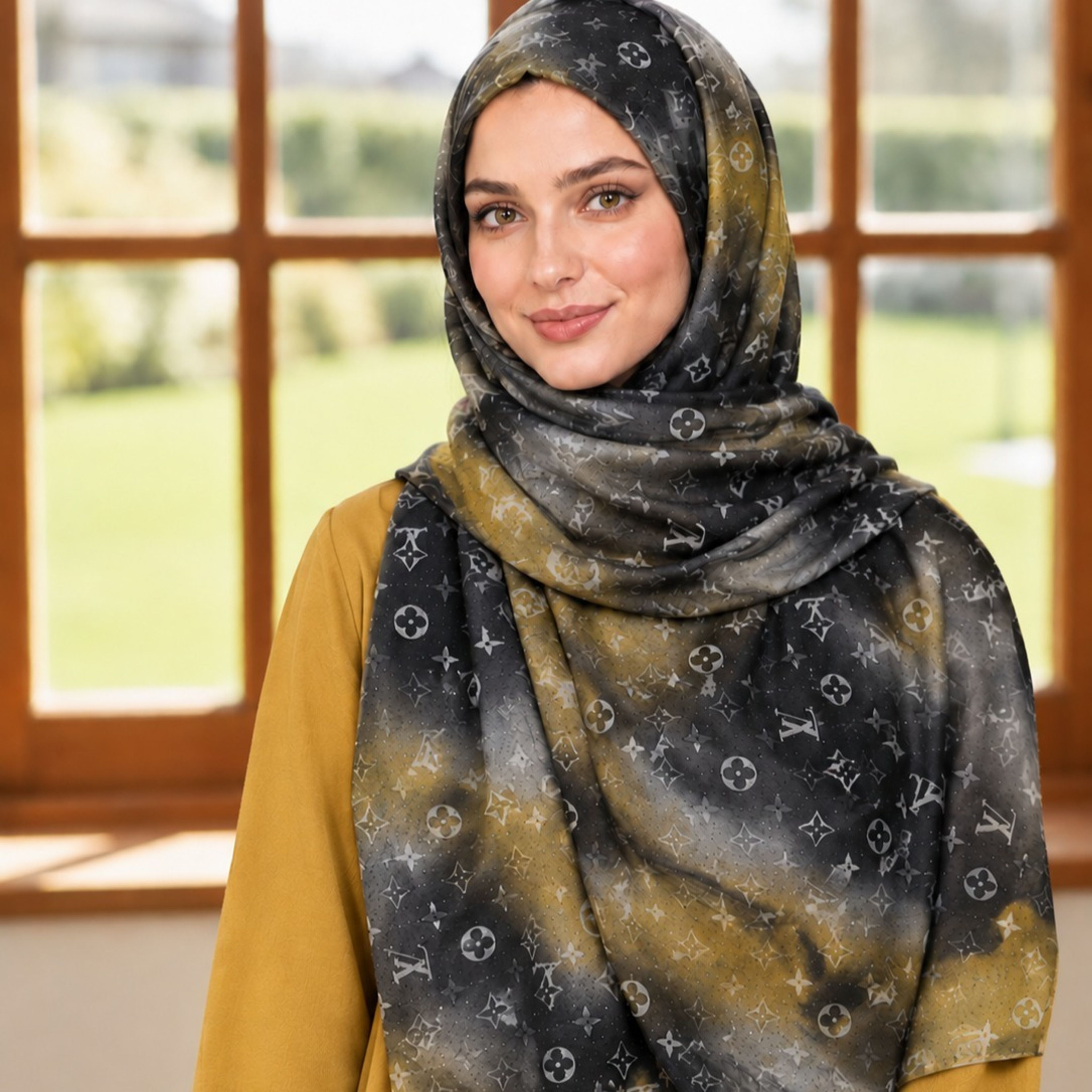 قیمت شال نخی زنانه کد P2333