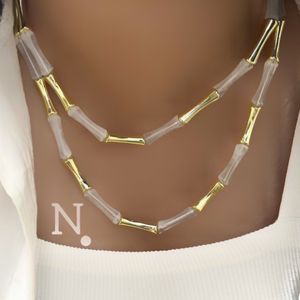 خرید انلاین گردنبند زنانه مدل زارا فشن رزینی