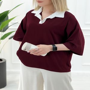 تیشرت یقه دار دخترانه تمنا