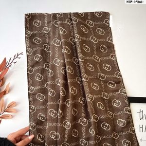 خرید انلاین شال نخی برشکا تابستانه طرح دار گوچی