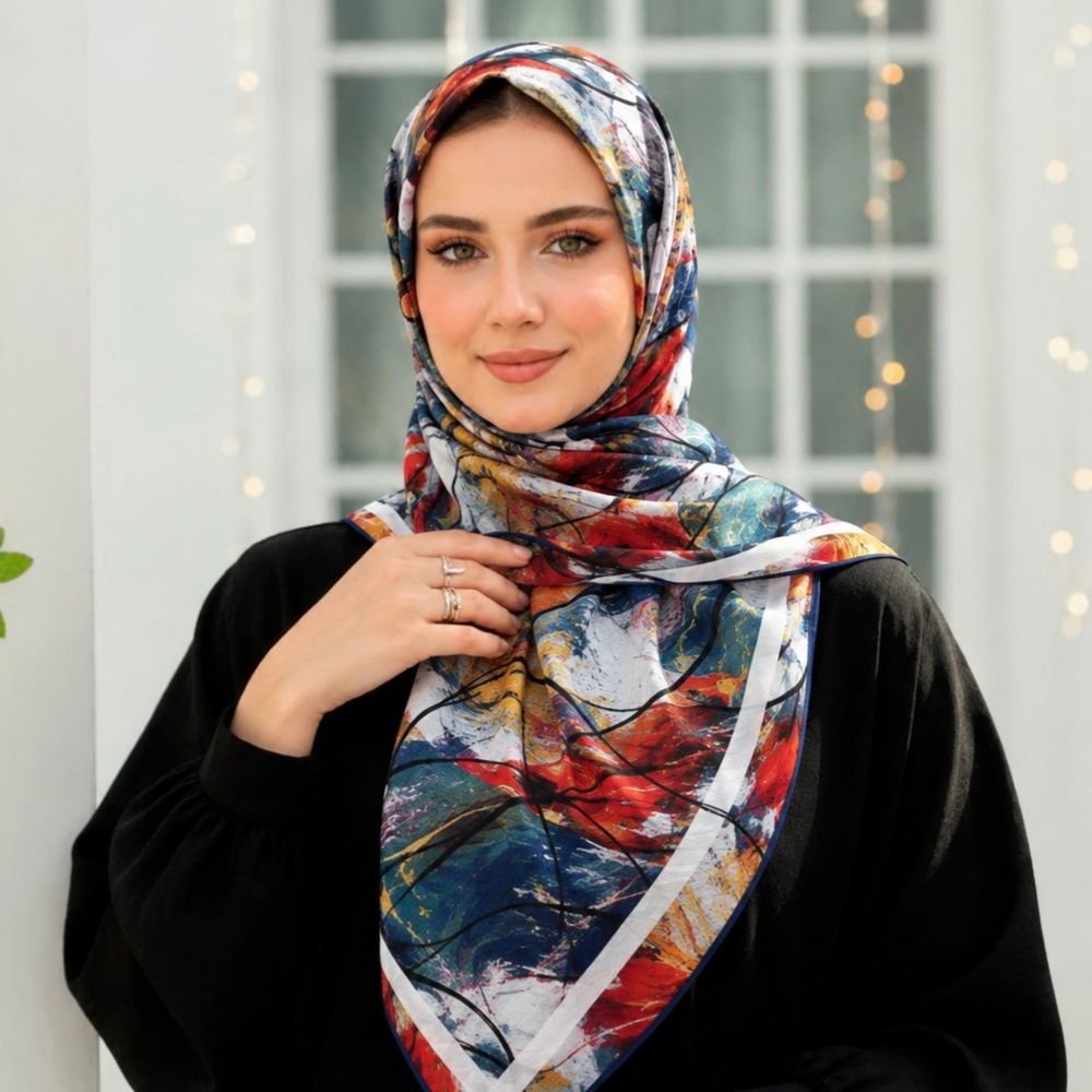 قیمت روسری کرپ حریر قواره 110