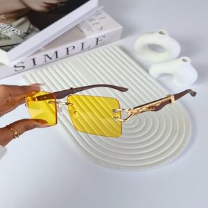 خرید اینترنتی قیمت عینک آفتابی زنانه دید در شب و کارتیر طرح مربعی لیمویی