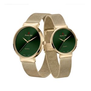 خرید اینترنتی قیمت ست ساعت مچی سوییس آرت مدل 920120-121 GD0307