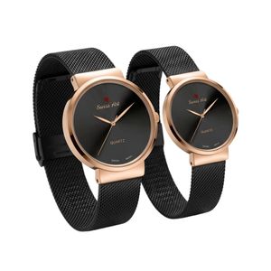 خرید اینترنتی قیمت ست ساعت مچی سوییس آرت مدل 920120-121 BK0401