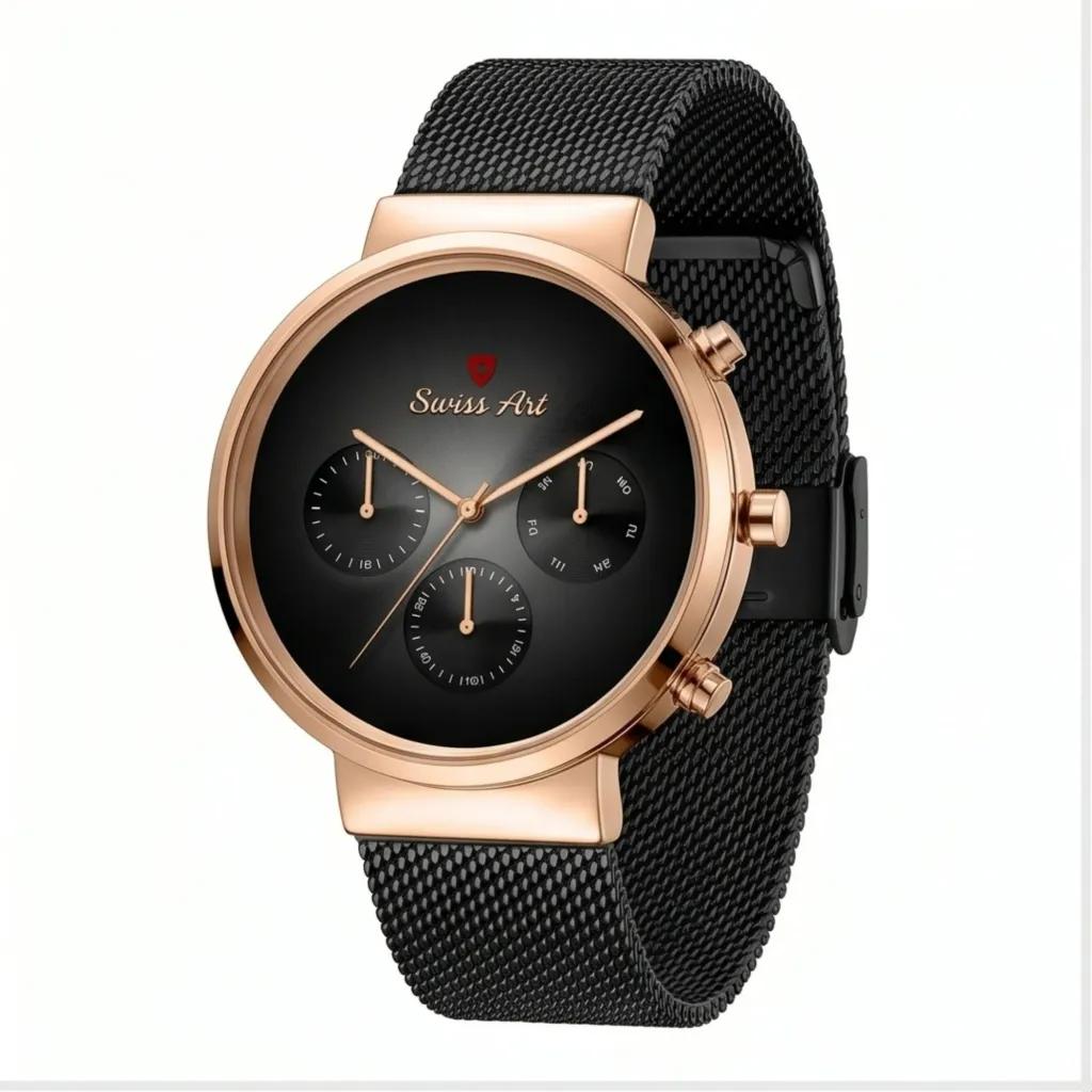 خرید اینترنتی قیمت ساعت مچی مردانه سوییس آرت مدل 920123BK0401