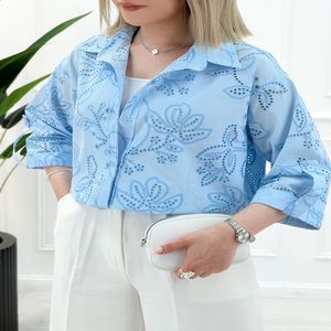 خرید اینترنتی قیمت شومیز مانتویی سوزندوزی گلوریا