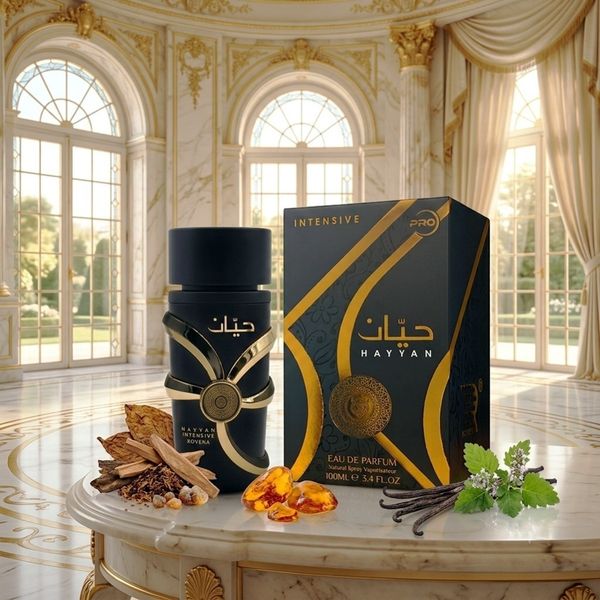 عطر ادکلن 2026 مردانه حیان اینتنسیو روونا فرانسه گرم و شیرین شیشه لوکس