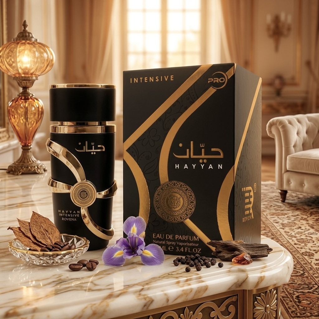 قیمت ارزان عطر ادکلن 2026 مردانه حیان اینتنسیو روونا فرانسه گرم و شیرین شیشه لوکس