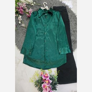 خرید اینترنتی قیمت شومیز مجلسی ساتن محرمی