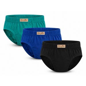 فروش اینترنتی شورت پسرانه 100٪ پنبه برند Raccoon مدل اسلیپ پک 3 عددی