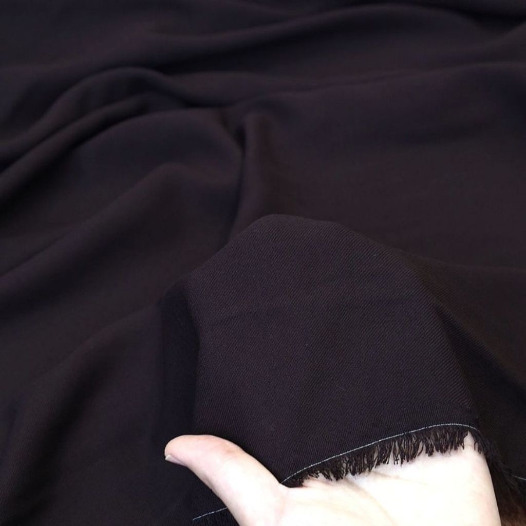 قیمت ارزان پارچه نخی کجراه دو رنگ مشکی و قهوه ای