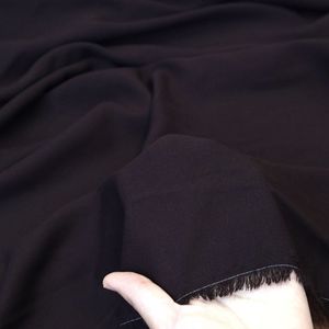 پارچه نخی کجراه دو رنگ مشکی و قهوه ای