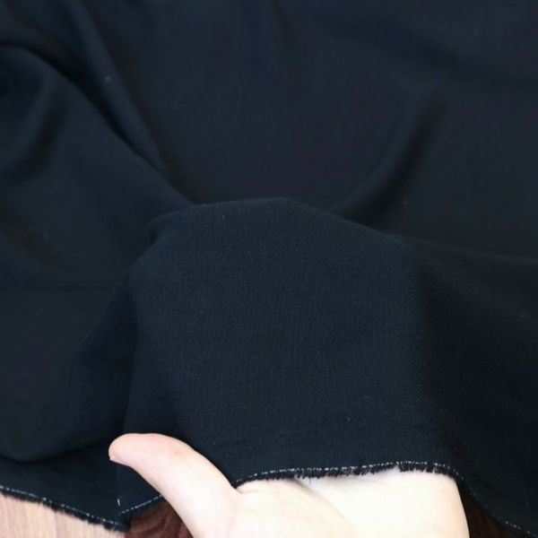 پارچه نخی کجراه دو رنگ مشکی و قهوه ای