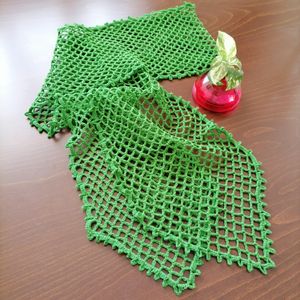 خرید اینترنتی شال توری دستبافت، شالگردن زنانه و دخترانه کد 050801