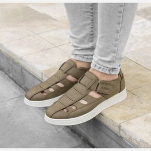 صندل مردانه تابستانی چسبی مدل سامر سدری