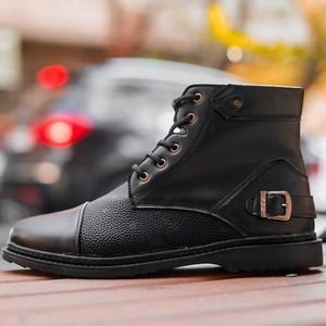 خرید اینترنتی قیمت نیم بوت بندی مردانه مدل تگزاس مشکی 40 تا 44