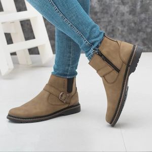 خرید اینترنتی قیمت نیم بوت مردانه دور دوخت زیپی مدل شیکاگو سدری 40 تا 44