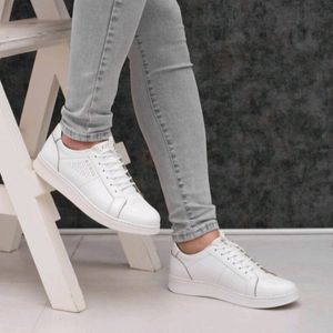 خرید اینترنتی قیمت کفش کتونی مردانه مدل دایان رنگ سفید 40 تا 44