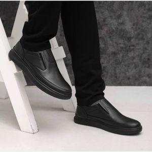 خرید اینترنتی قیمت کفش مردانه رسمی اداری مدل لوکا رنگ مشکی