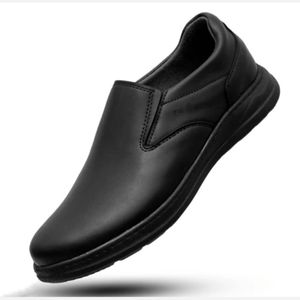 قیمت ارزان کفش رسمی اداری مردانه دور دوخت کشی مدل استیو رنگ مشکی