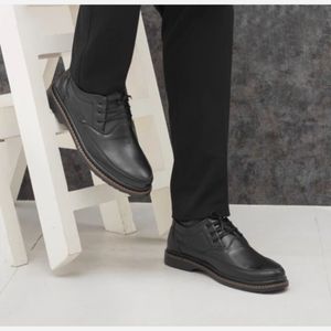 خرید اینترنتی قیمت کفش رسمی مردانه دور دوخت مدل سورن بندی . مشکی