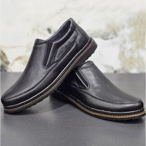 خرید اینترنتی قیمت کفش رسمی مردانه دور دوخت مدل سورن کشی . مشکی