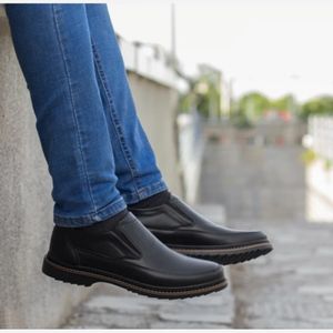 خرید اینترنتی قیمت کفش رسمی مردانه دور دوخت مدل سورن کشی . مشکی