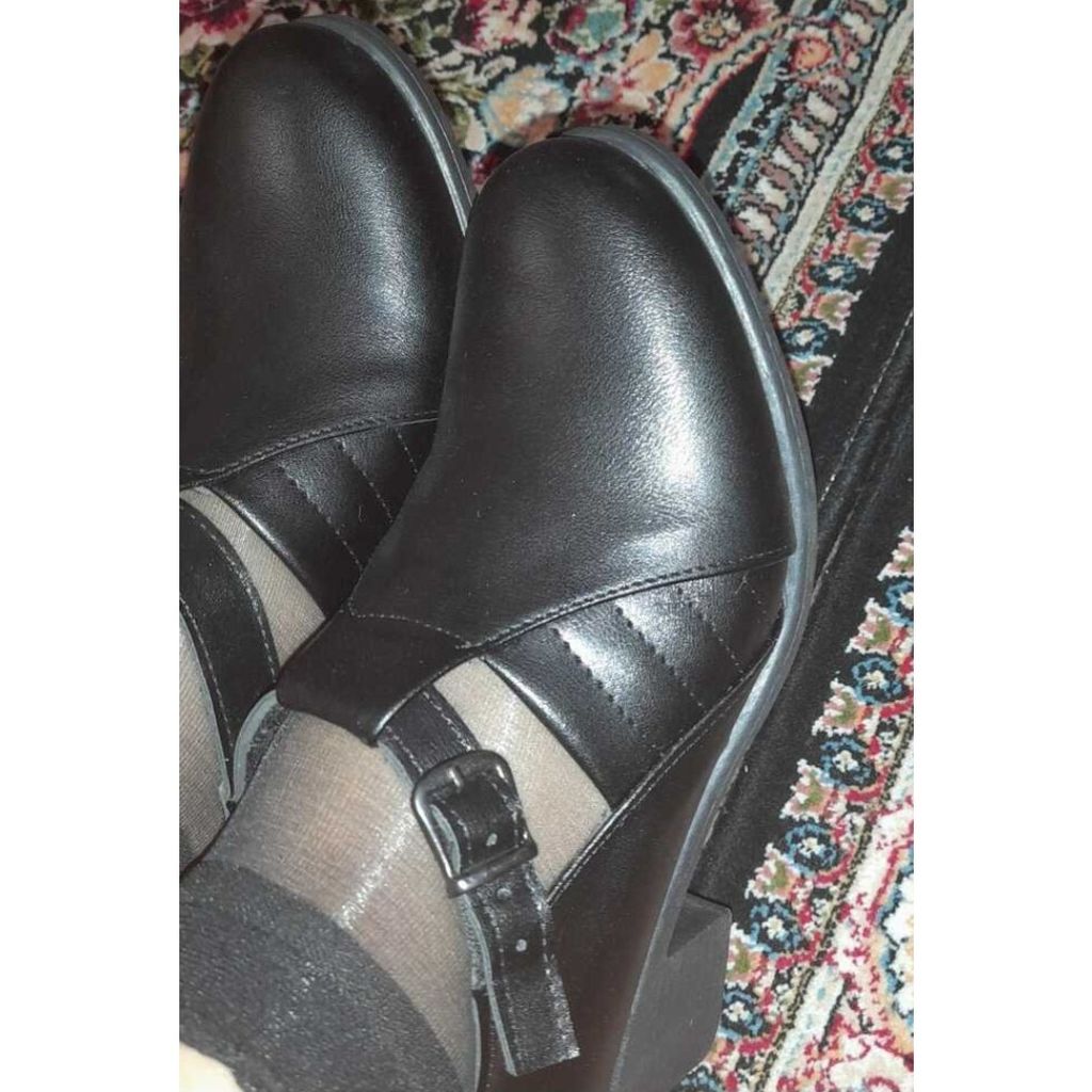 خرید اینترنتی قیمت کفش زنانه مجلسی اداری مشکی مدل ابری 37 تا 40