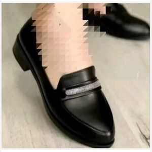 خرید اینترنتی قیمت کفش کالج زنانه مدل تینا مشکی بزرگ پا