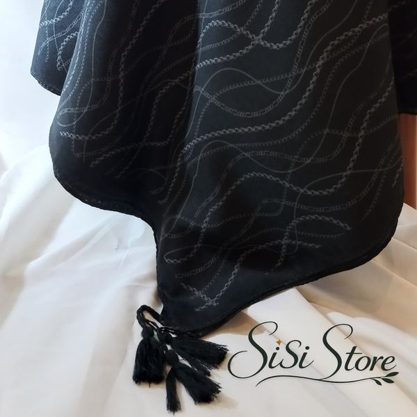 روسری نخی طرح موج
