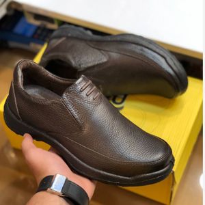 فروش اینترنتی کفش چرم مردانه مدل اوزین قهوای450
