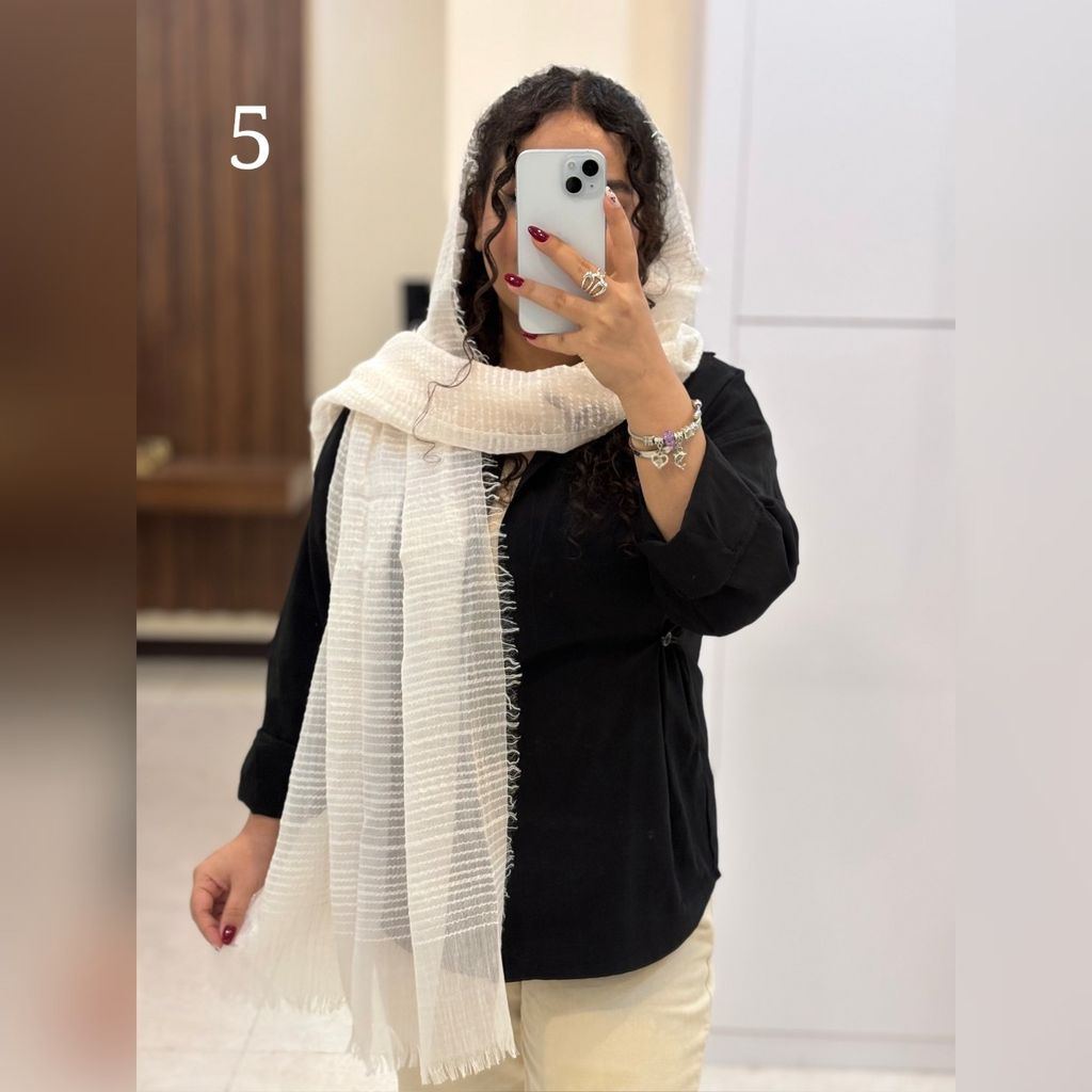 فروش اینترنتی شال نخ تابستانه دورریش