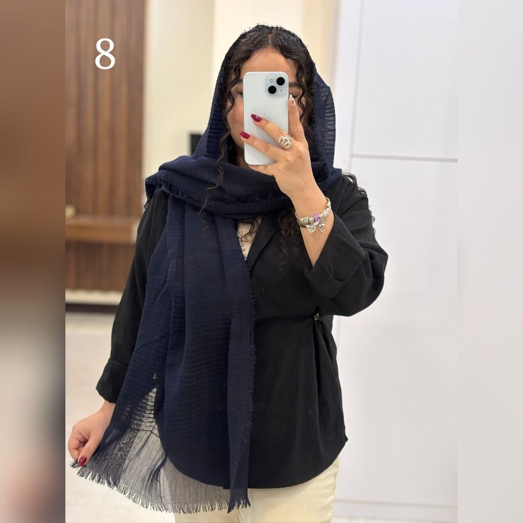 فروش اینترنتی شال نخ تابستانه دورریش