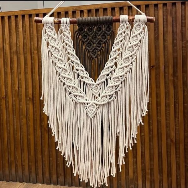 دیوارکوب مکرومه بافی مدل شهراد