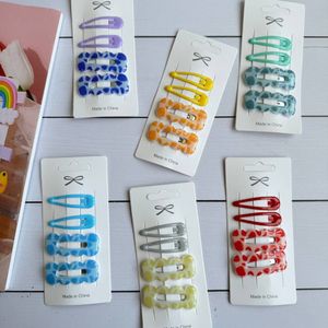 پک 4 عددی گیره مو تق تقی دخترانه و زنانه رنگ‌ زرد وارداتی