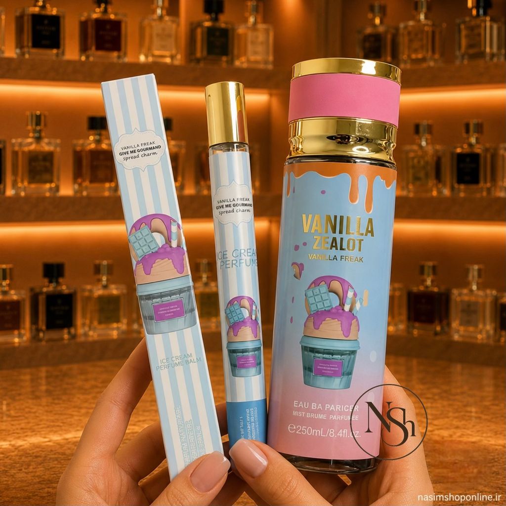 خرید اینترنتی قیمت عطر قلمی 35 میل بستنی های لطافه رایحه vanilla freak