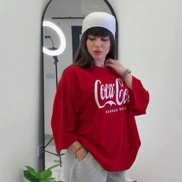 تی شرت باکسی Coca cola