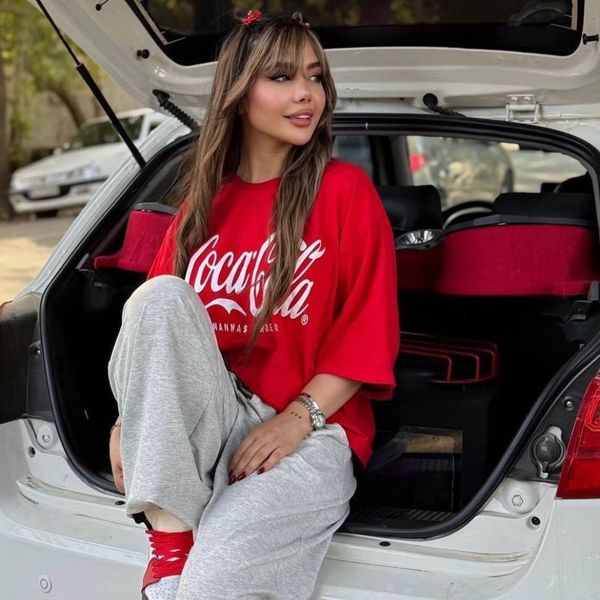 تی شرت باکسی Coca cola