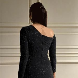 ماکسی نگینی یقه رومی
