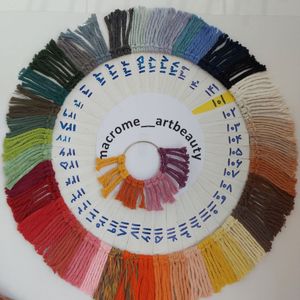 خرید اینترنتی اویز گل مکرومه مدل مهرو