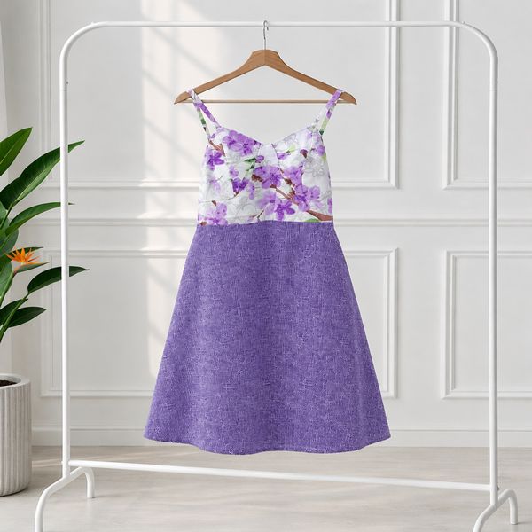 سارافون کتان طرحدار ساحلی ونوس
