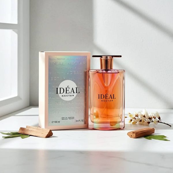 عطر ادکلن پرفروش ملایم و شیرین زنانه لانکوم آیدول نکتار فراگرنس ورد اصل