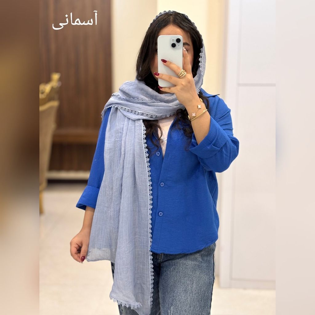 قیمت ارزان شال دوردانتل کتان سنگشور
