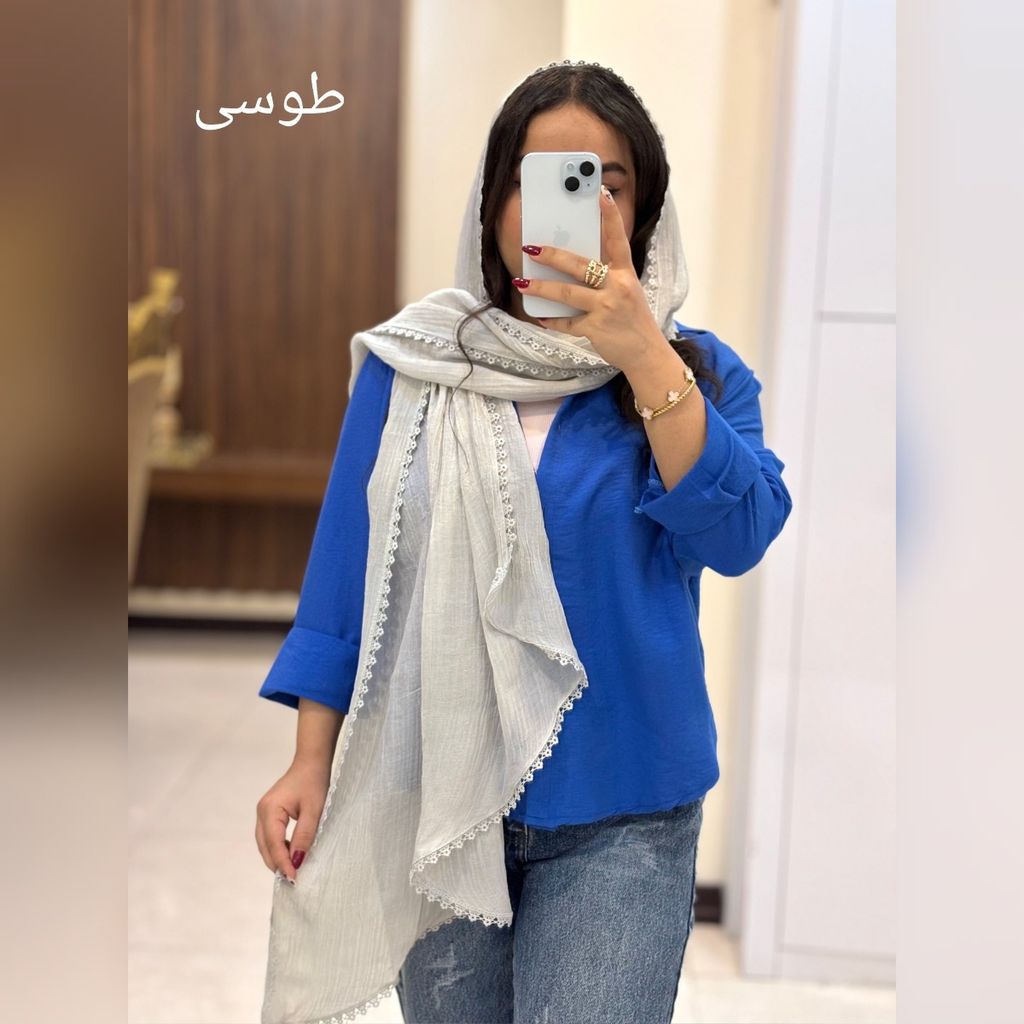 فروش اینترنتی شال دوردانتل کتان سنگشور